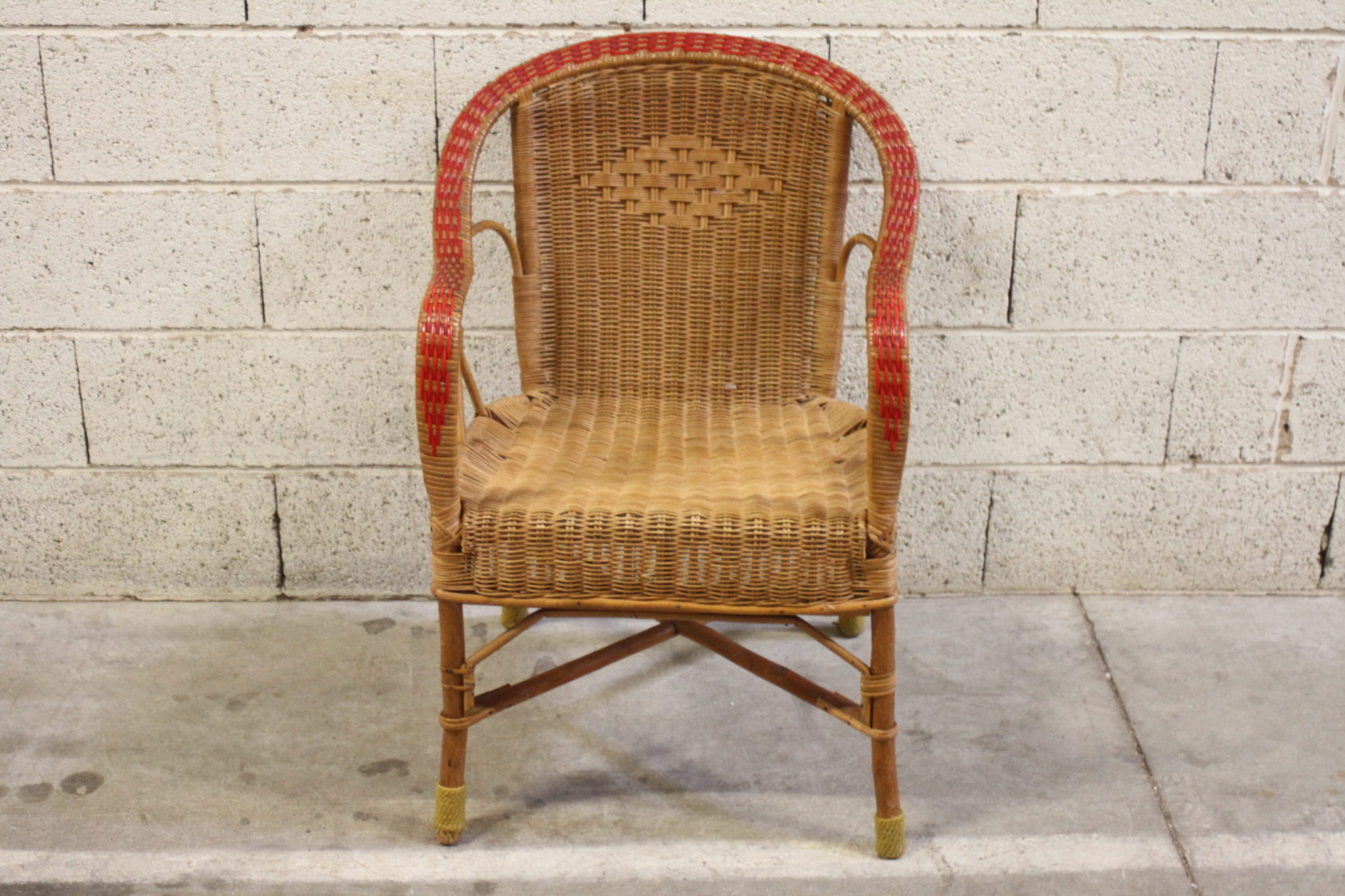 Fauteuil de jardin en osier – Image 2