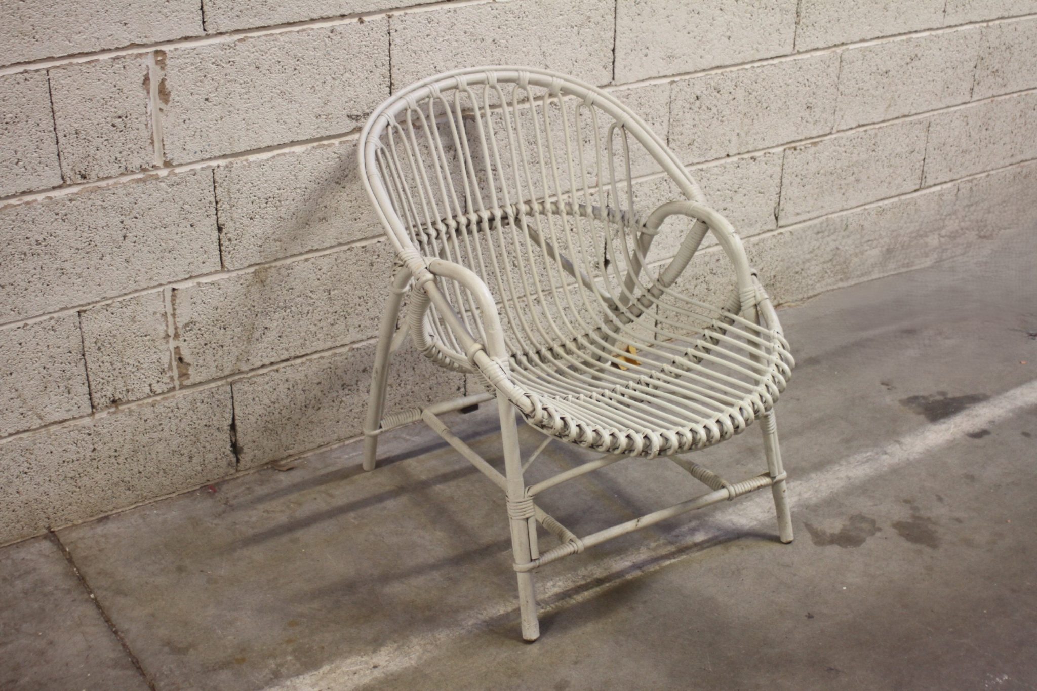 Fauteuil de jardin en rotin