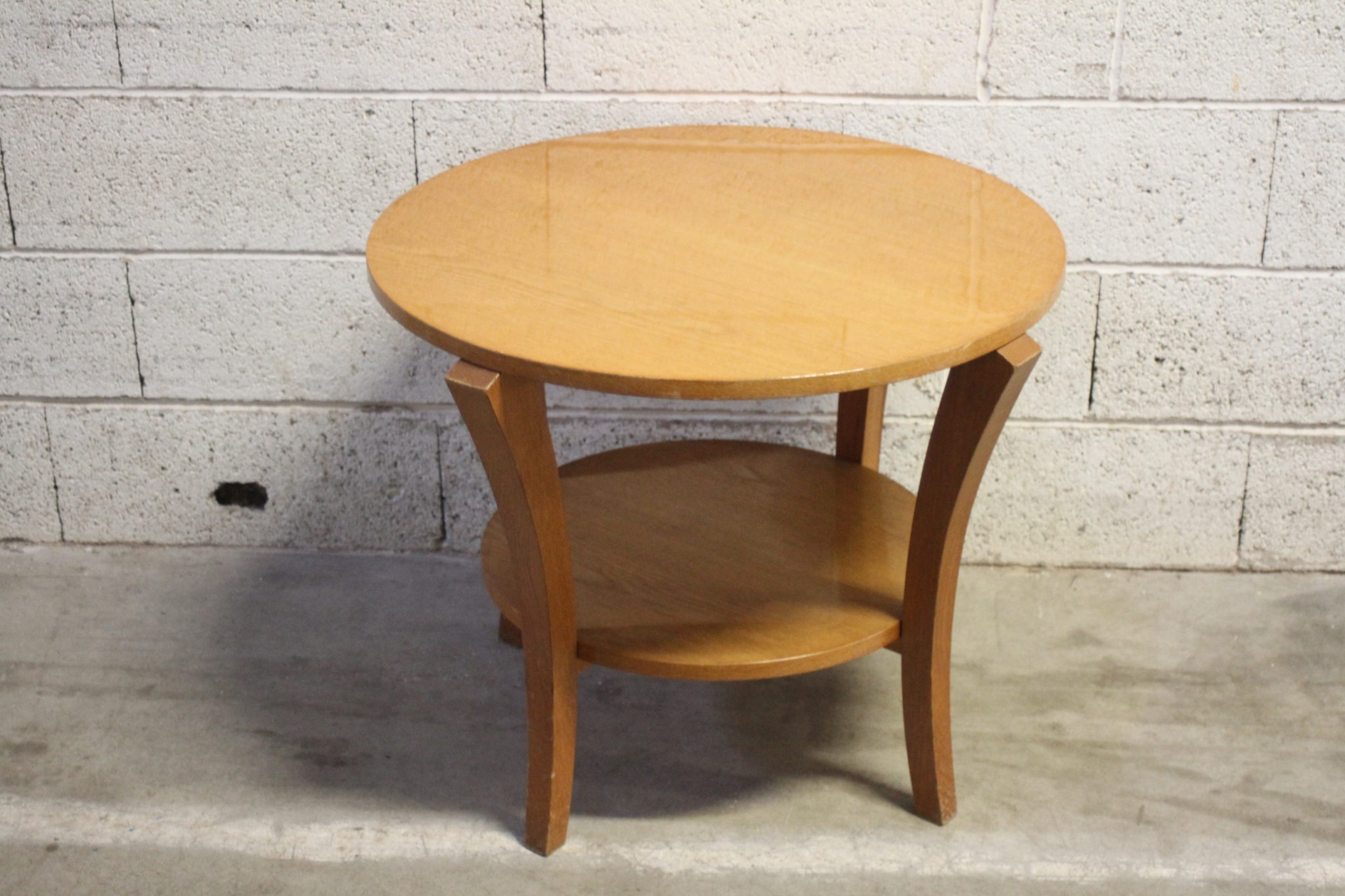 Guéridon Art Déco en bois – Image 3