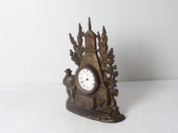 Horloge en fonte - "Le mineur"