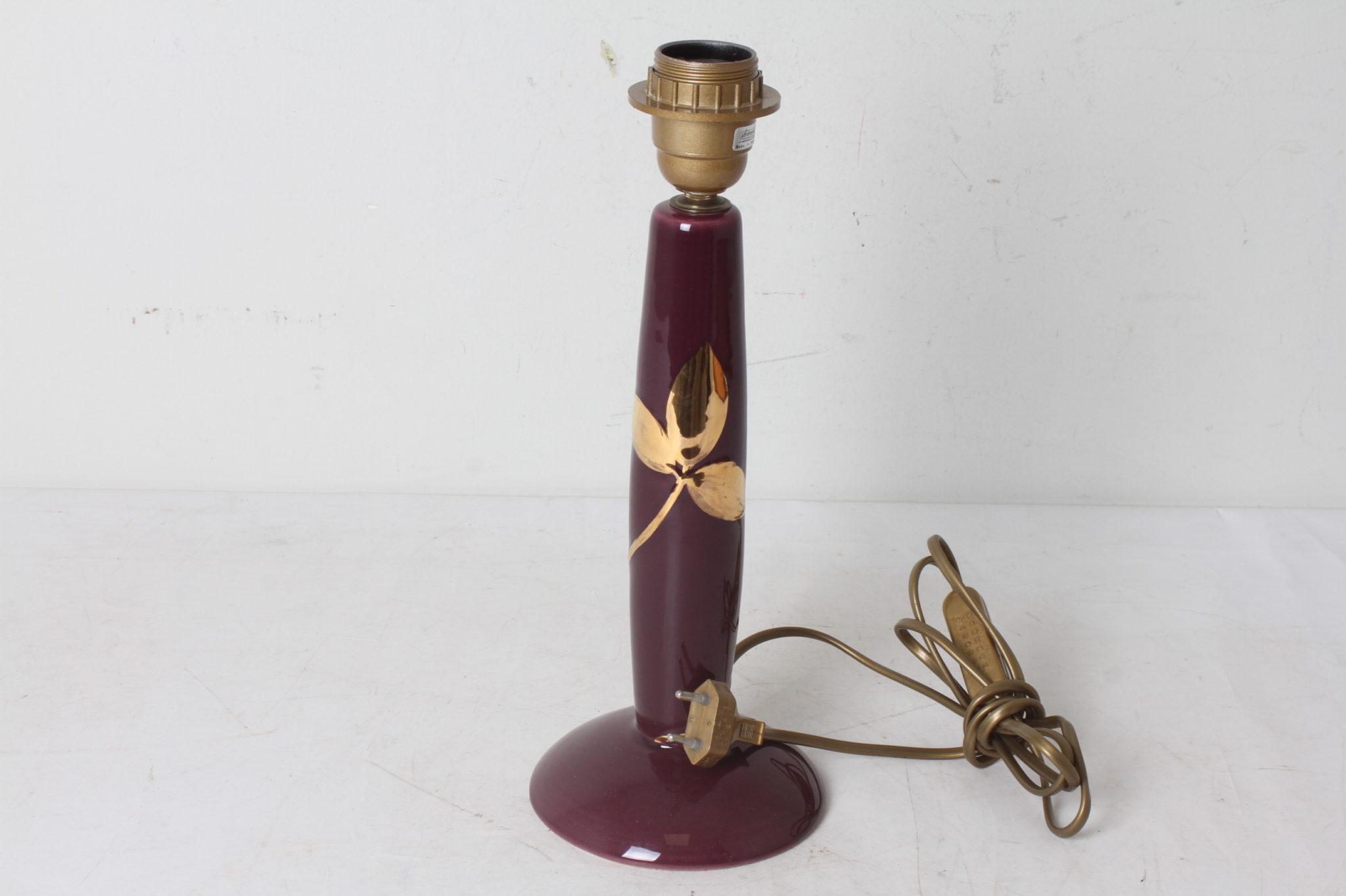 Pied de lampe signé L. Drimmer