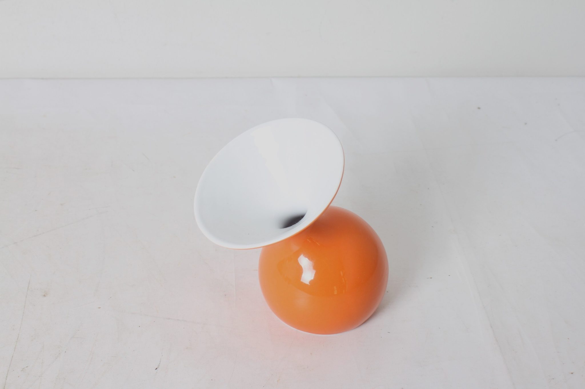 Petit vase trompette orange - ASA