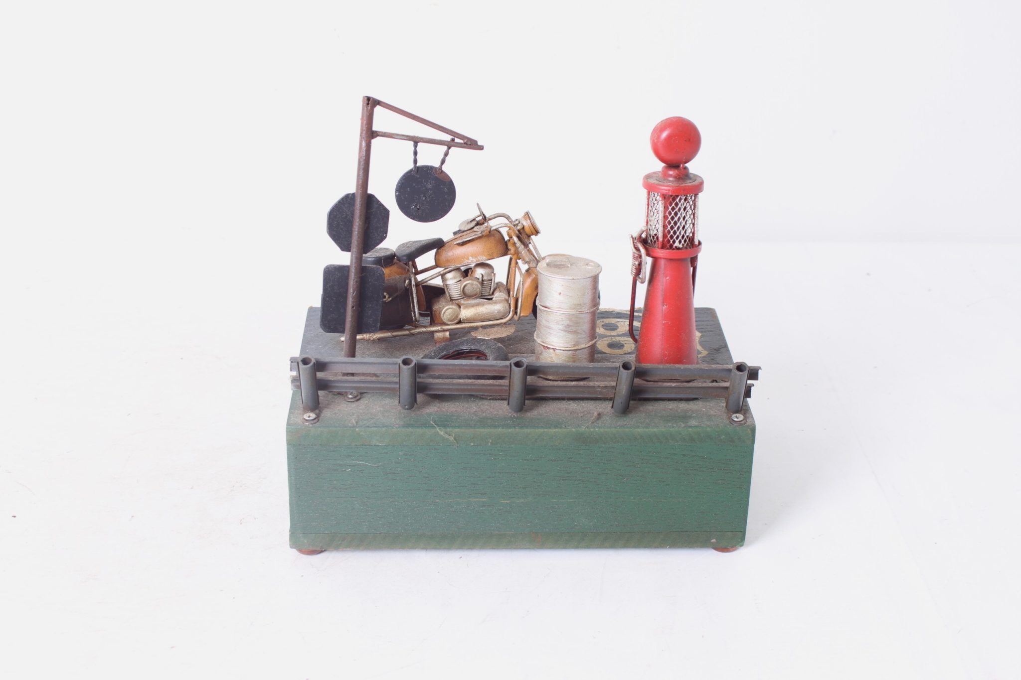 Boîte de rangement en bois " Route 66 " – Image 6