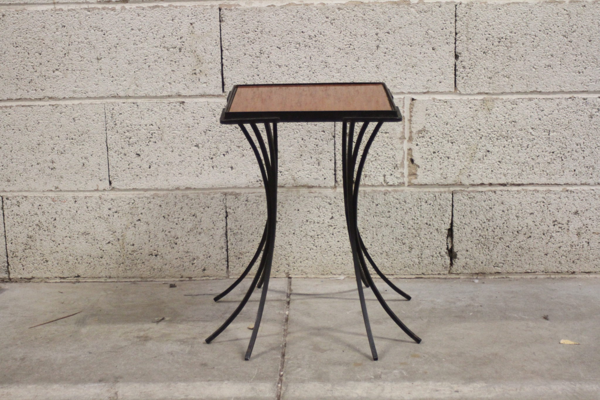 Guéridon vintage fer forgé – Image 3