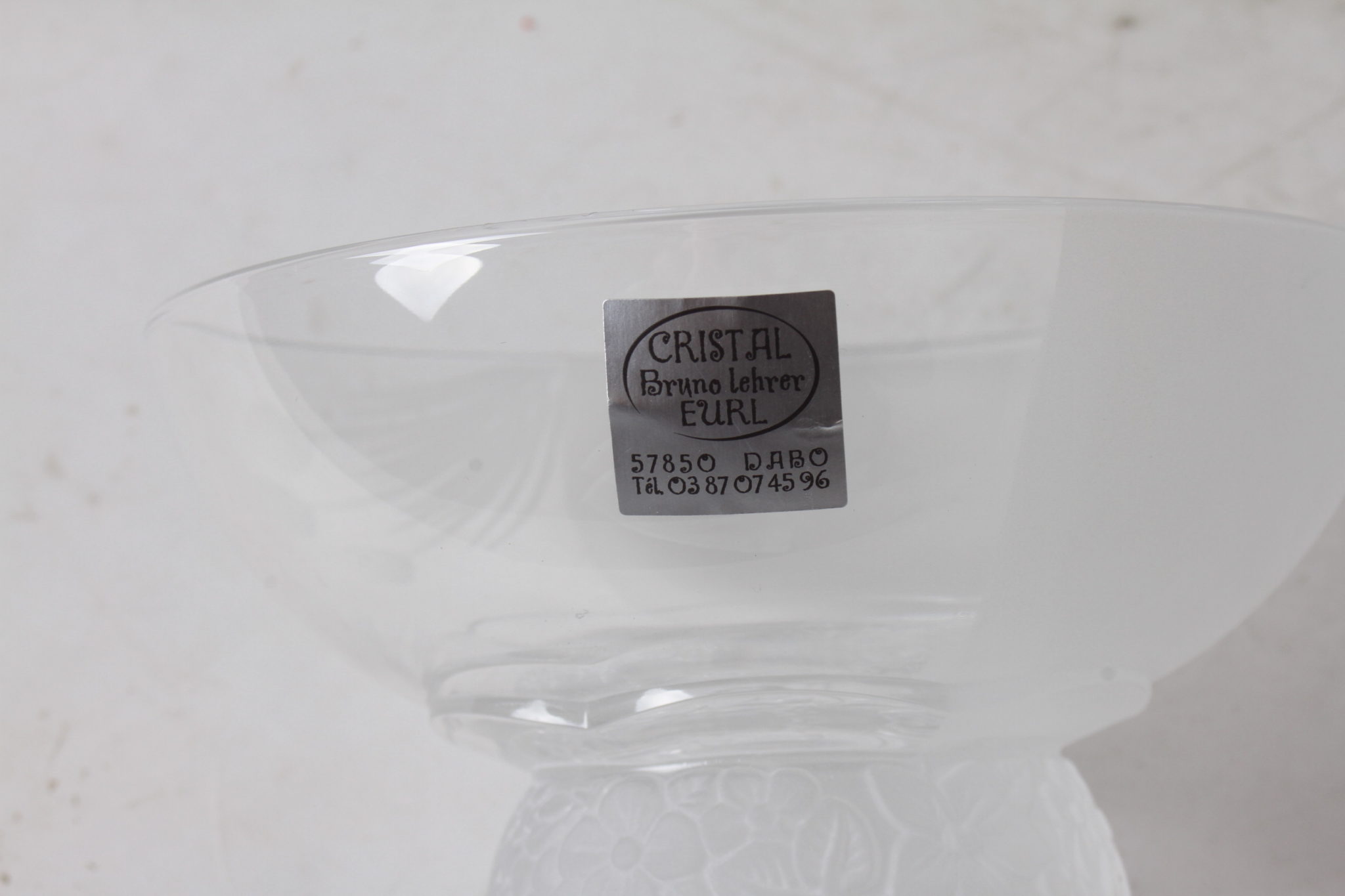 Ensemble de 6 coupes en cristal Lehrer – Image 7