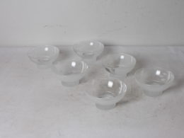 Ensemble de 6 coupes en cristal Lehrer