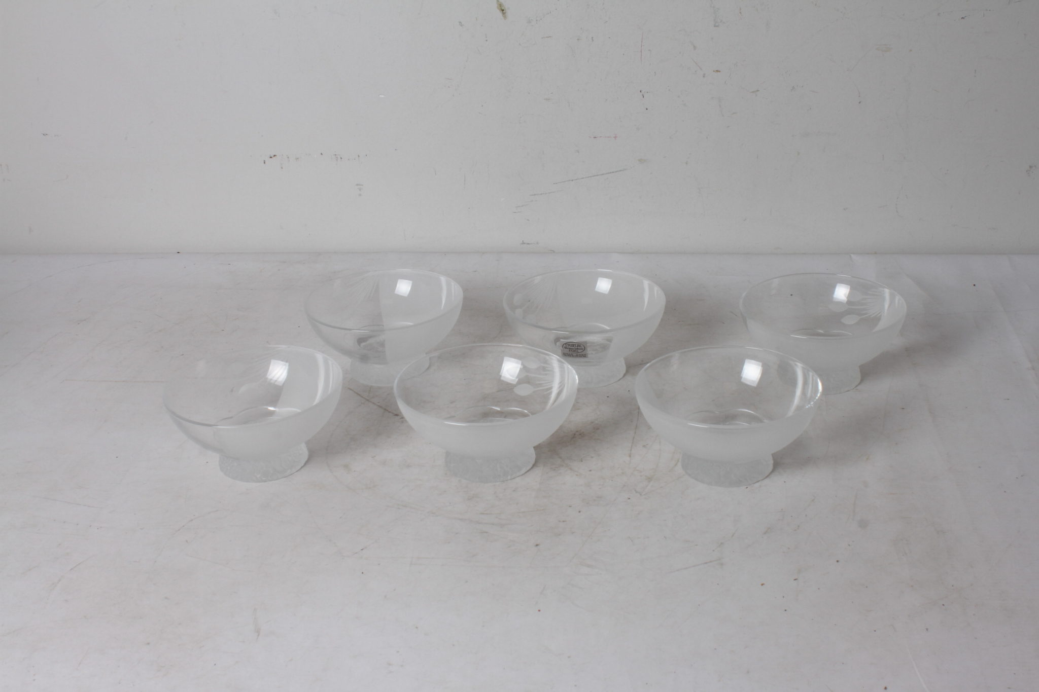 Ensemble de 6 coupes en cristal Lehrer – Image 2