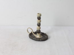 Bougeoir en poterie artisanale