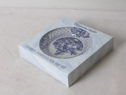 Assiette annuelle 2001  - Motif original Oignon bleu, Edition limitée numérotée  -   Porcelaine Tchèque