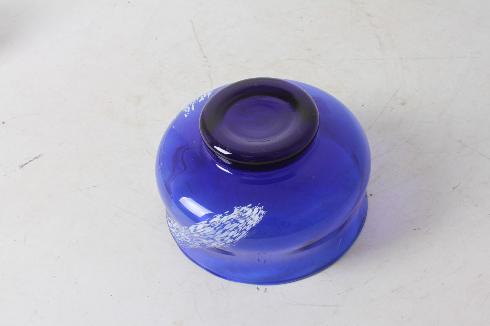 Coupe vintage en verre soufflé – Image 3