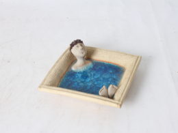 Porte savon en céramique de Corinne Volatier