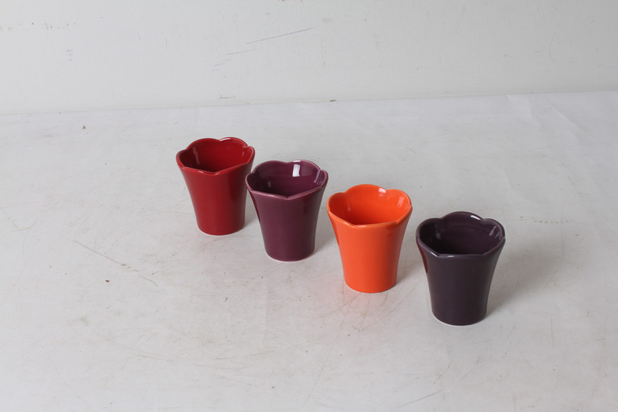 Tasses expresso colorées