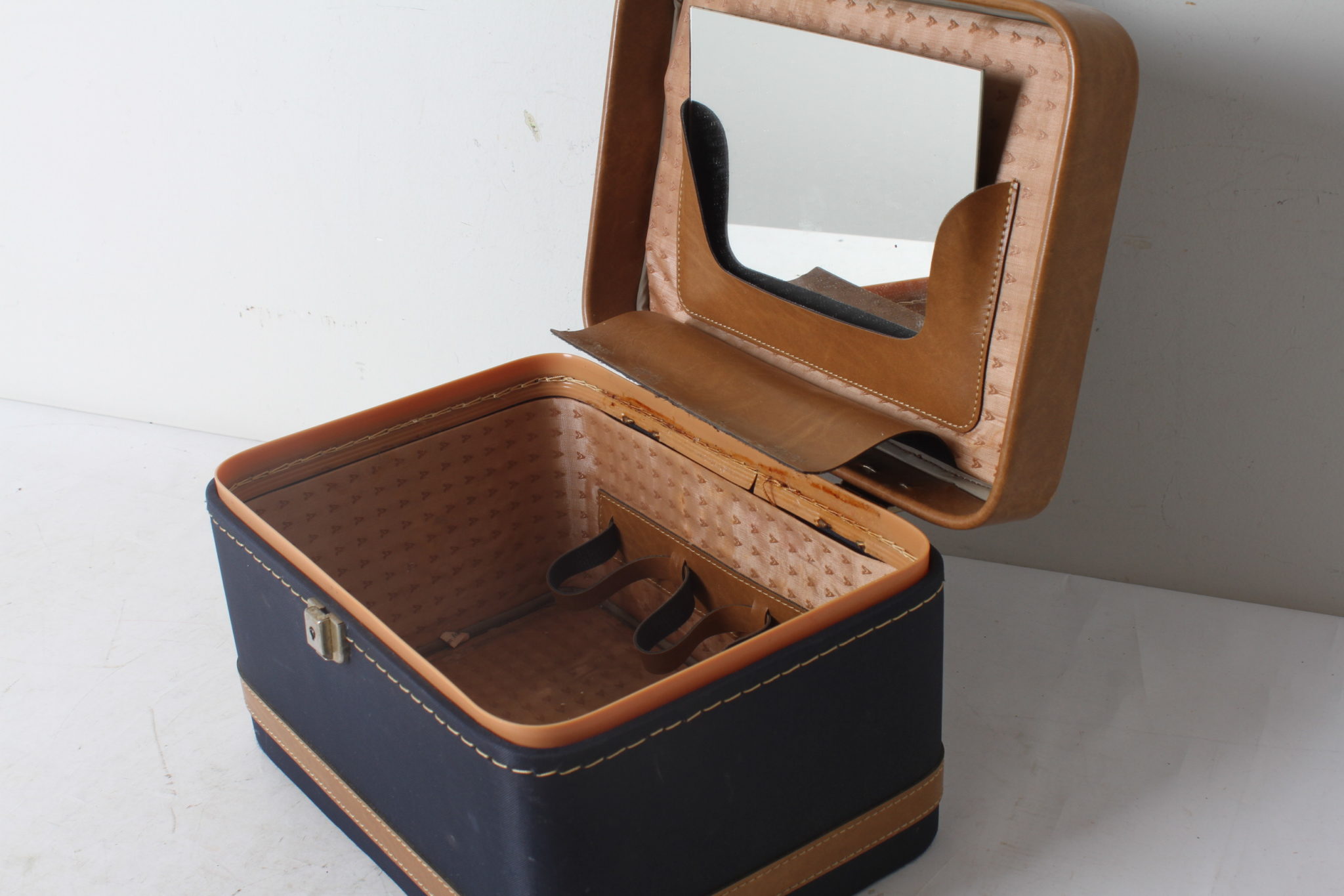 Vanity Case en Simili et tissus marine – Image 4