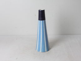 Vase bleu & blanc à rayures - Vietnam