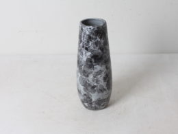 Vase gris immitation marbre