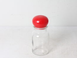 Pot hermétique vintage en verre