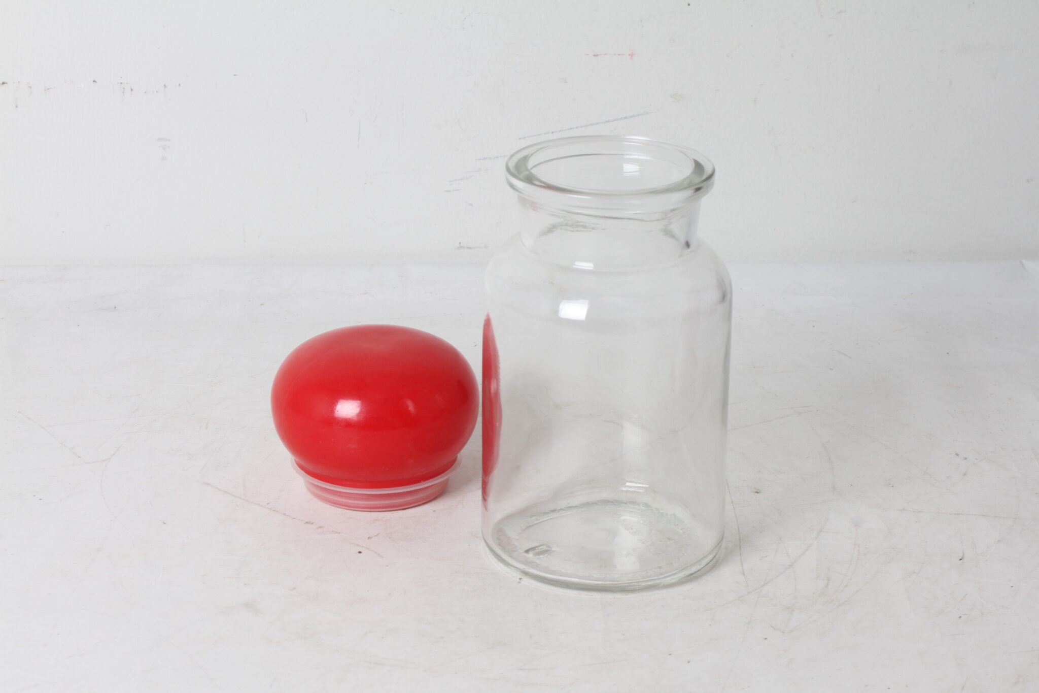 Pot hermétique vintage en verre – Image 3