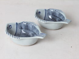 Coupelles poissons en céramique