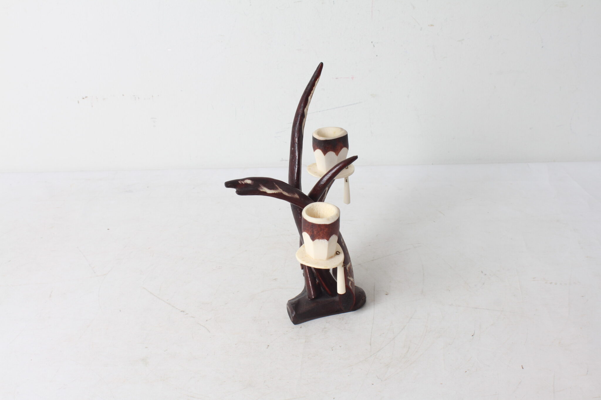 Bougeoir suédois en bois de cerf – Image 3
