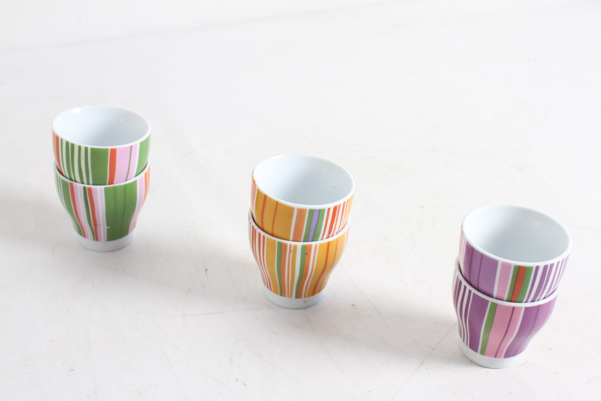 Tasses à café rayées – Image 3