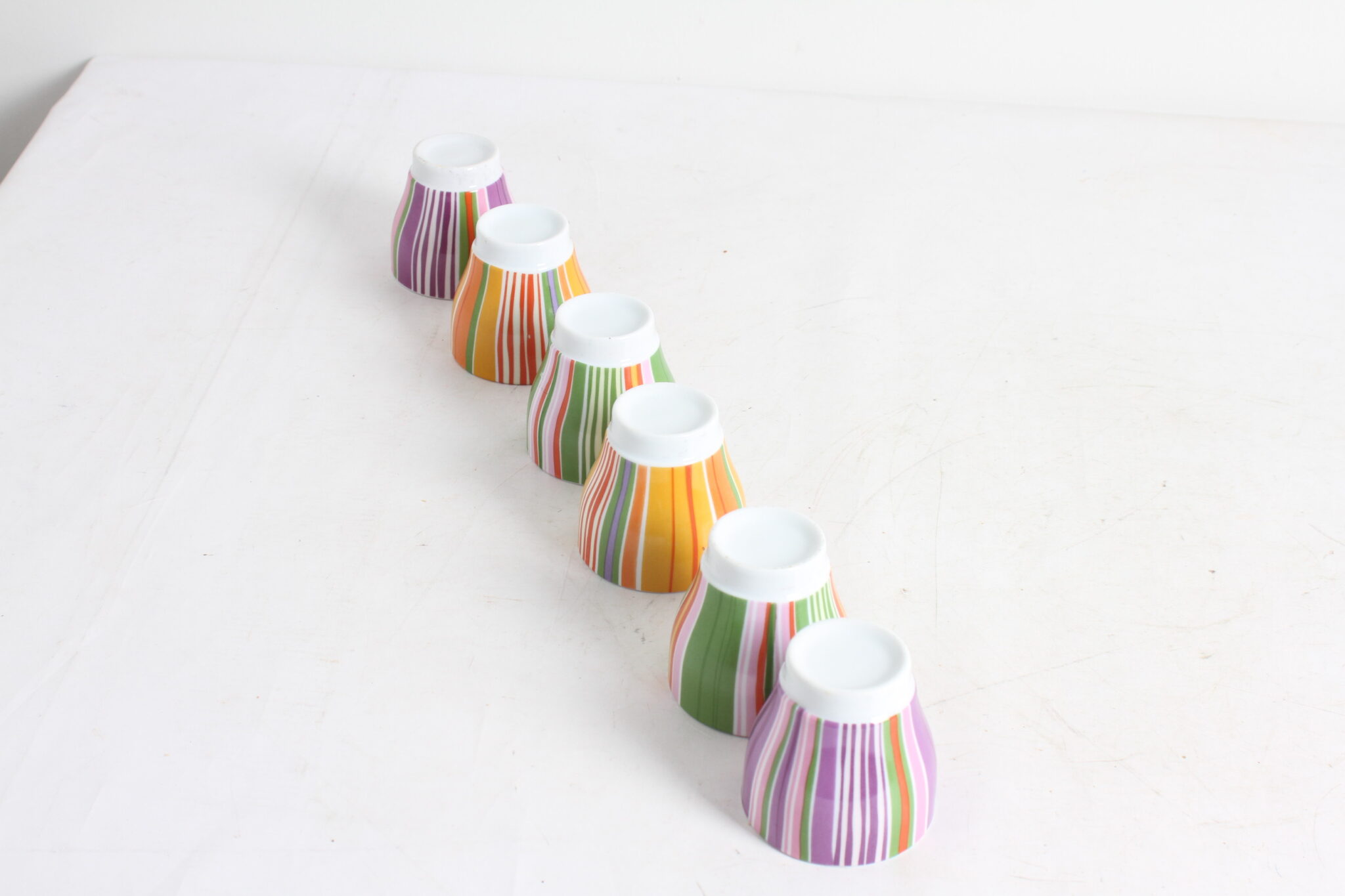 Tasses à café rayées – Image 2