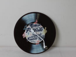 Horloge murale vinyle Maman Parfaite