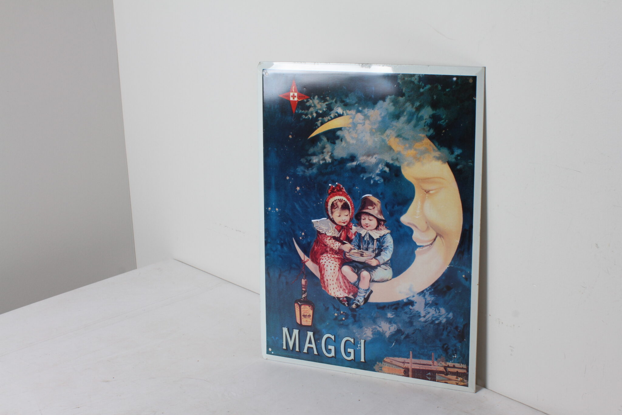 Plaque publicitaire en métal - Maggi