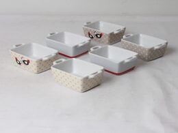 Caquelons en céramique décor poules