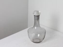 Carafe à décanter en verre fumé