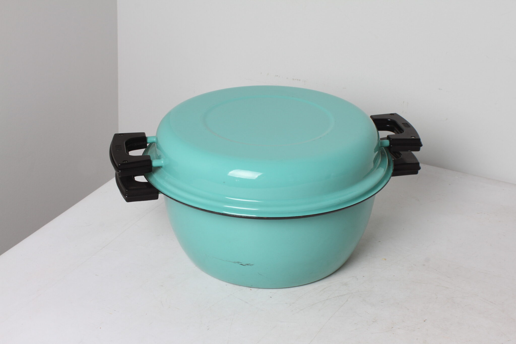 Friteuse vintage émaillée - Aubecq