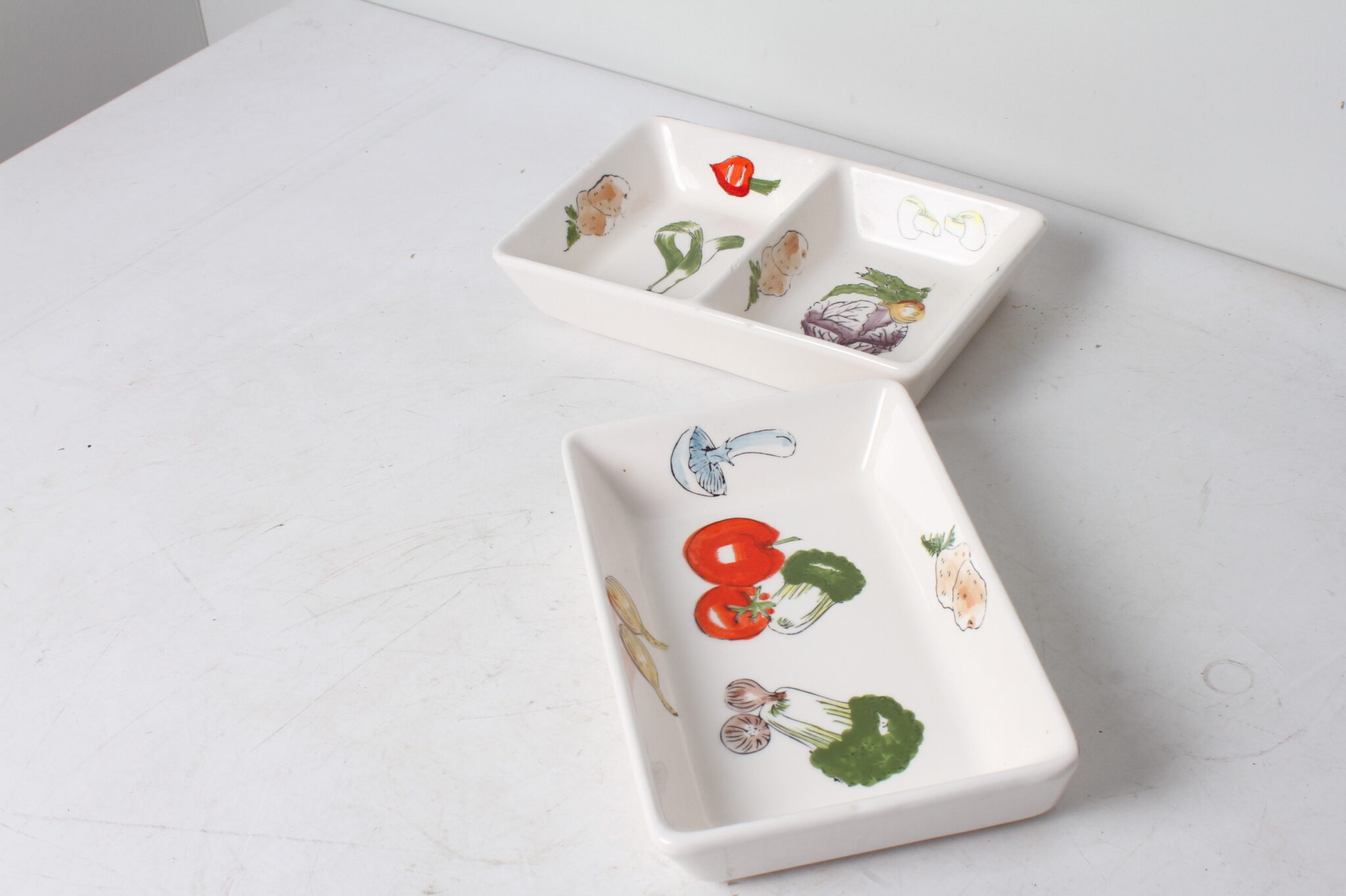 Paire de plats à hors d'oeuvre – Image 2