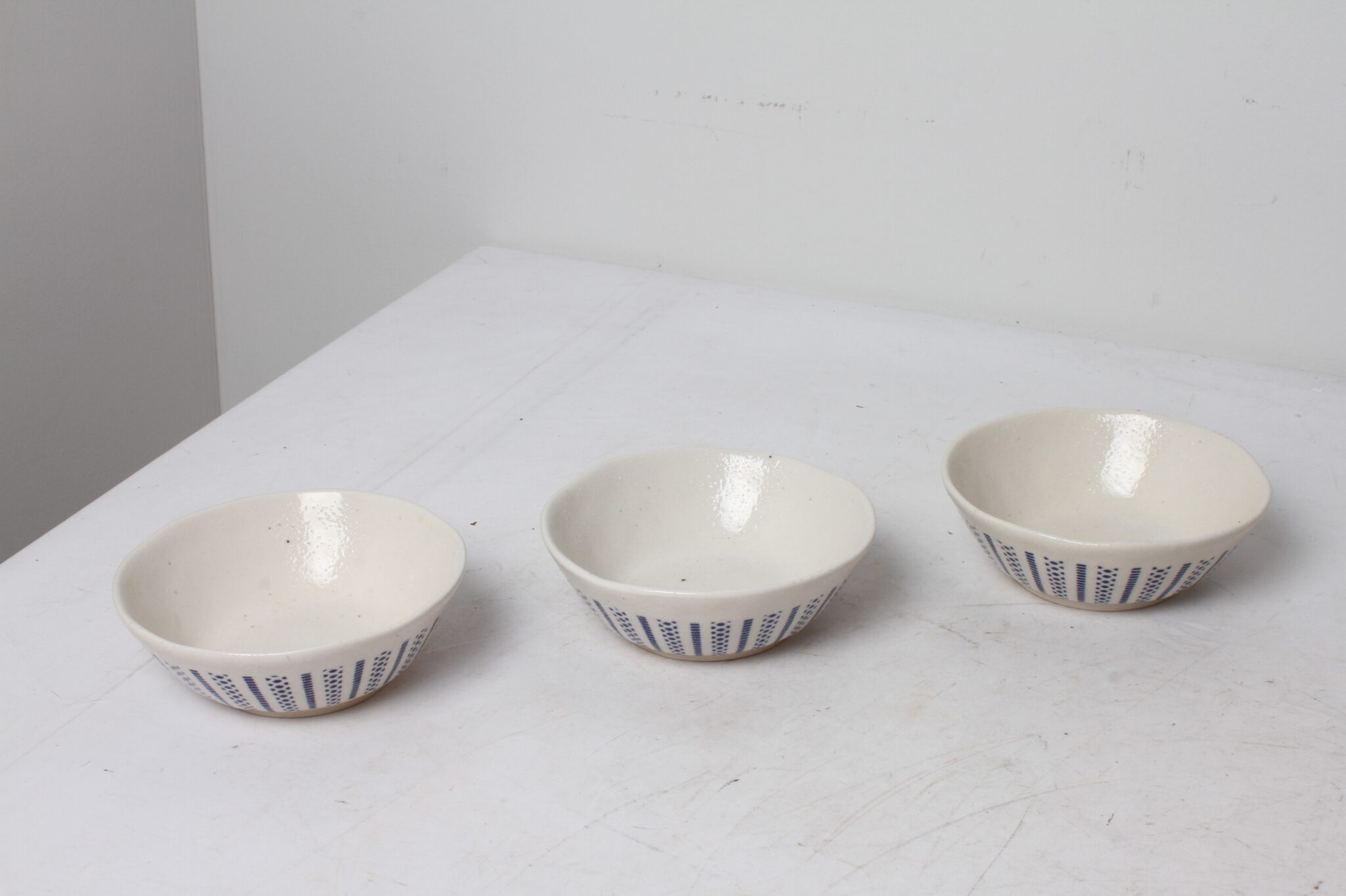 Coupelles en poterie