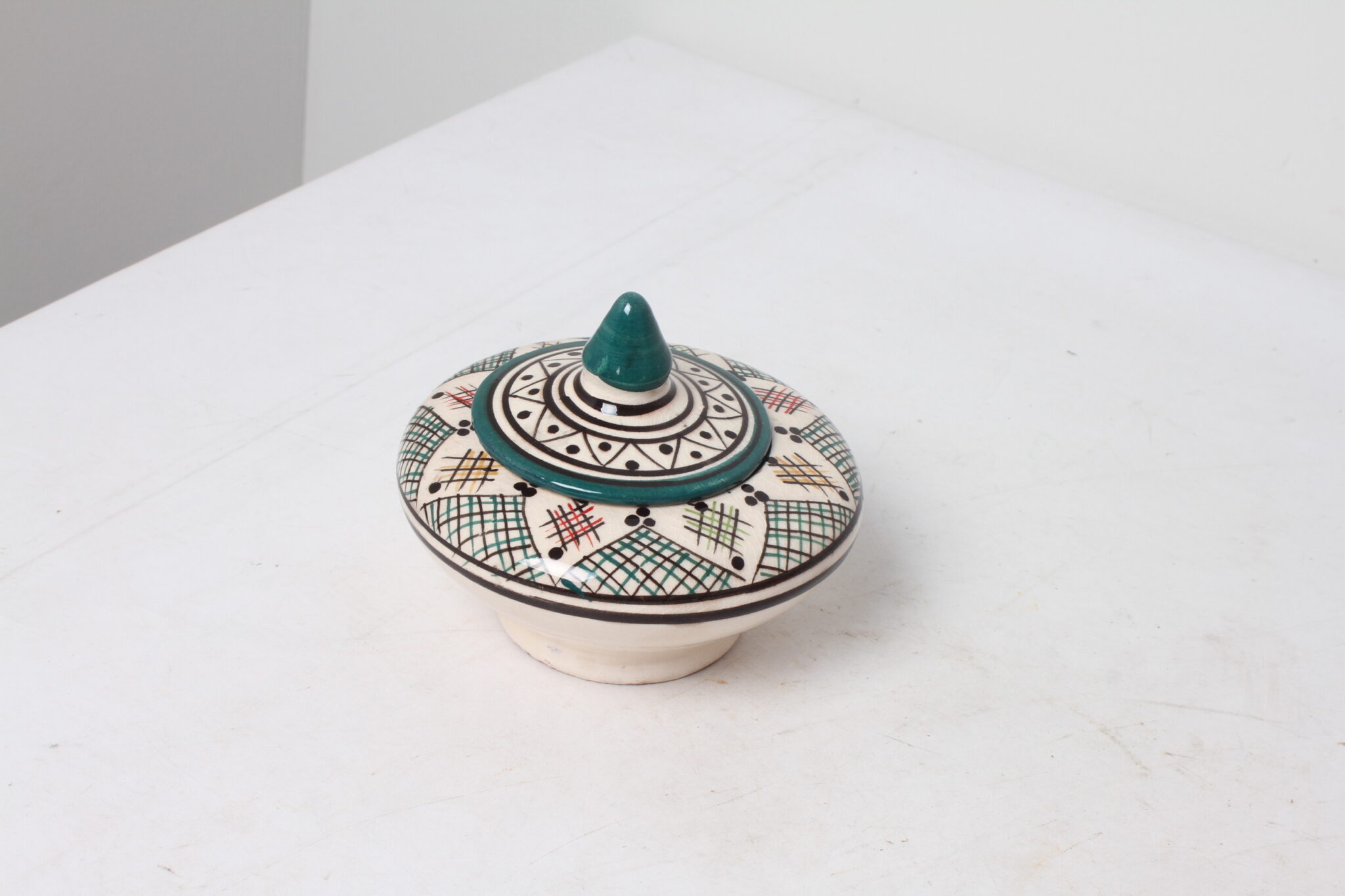 Sucrier en céramique émaillée - design Marocain – Image 2
