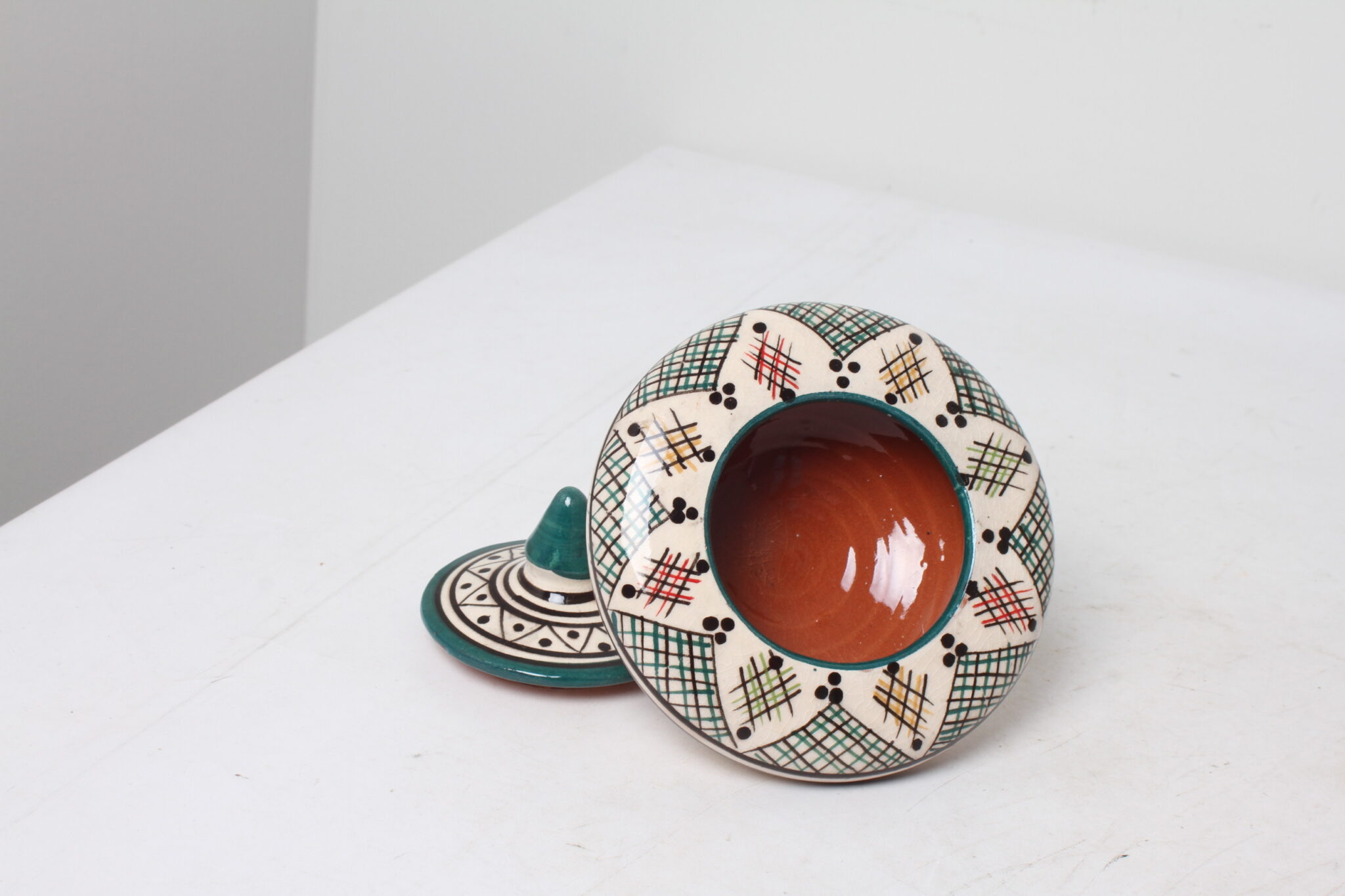 Sucrier en céramique émaillée - design Marocain – Image 3