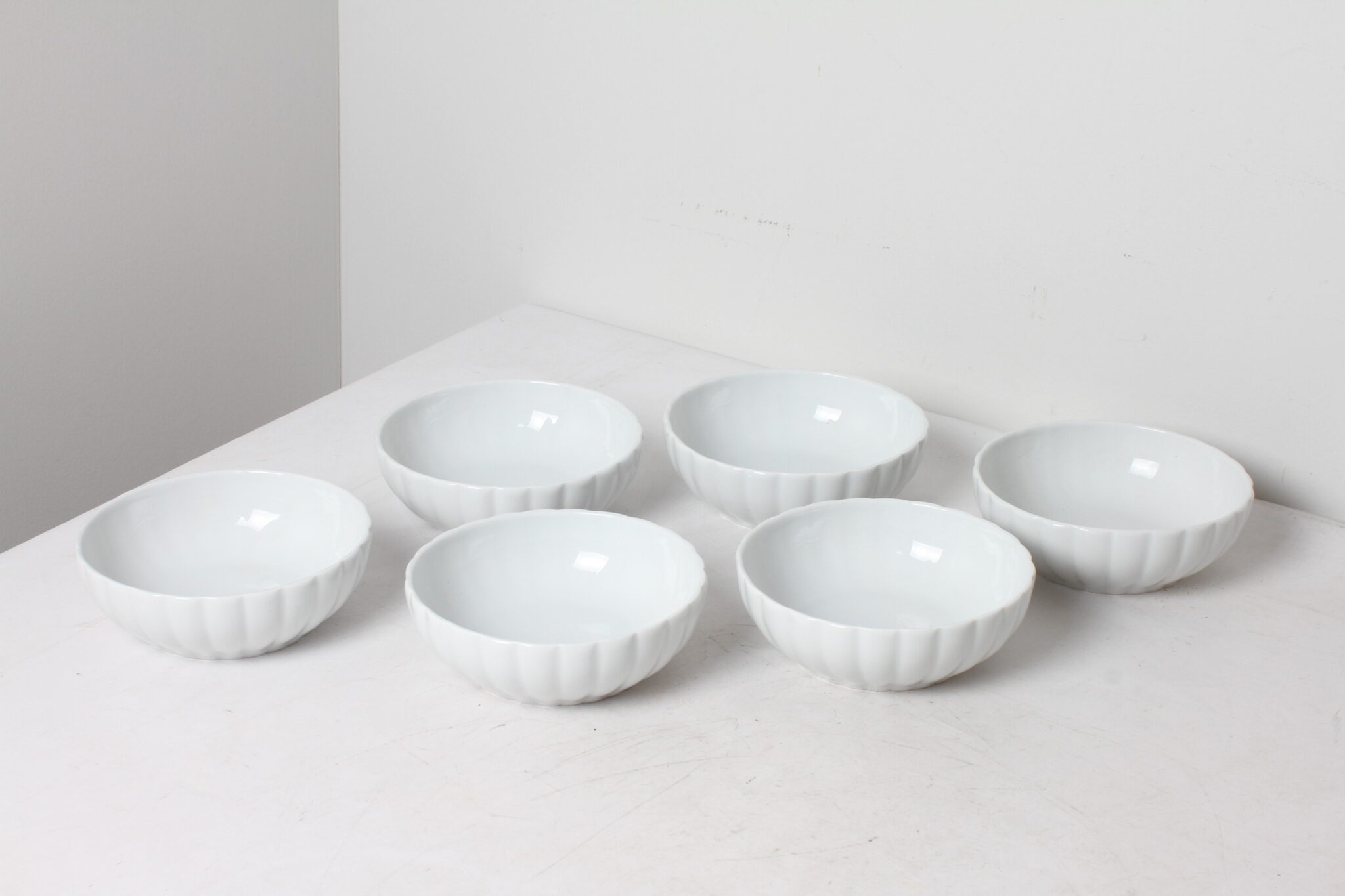 Coupelles à côtes en porcelaine PILLIVUYT – Image 2