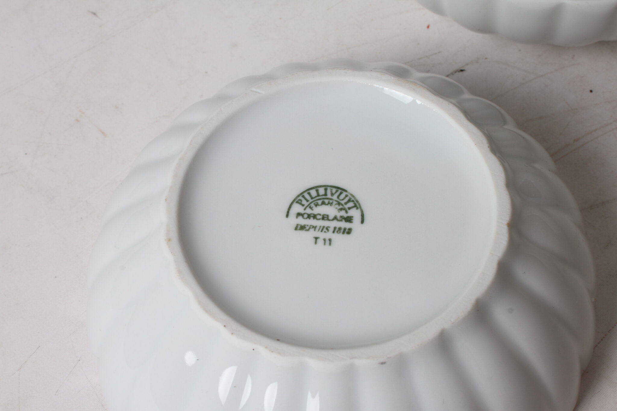 Coupelles à côtes en porcelaine PILLIVUYT – Image 4
