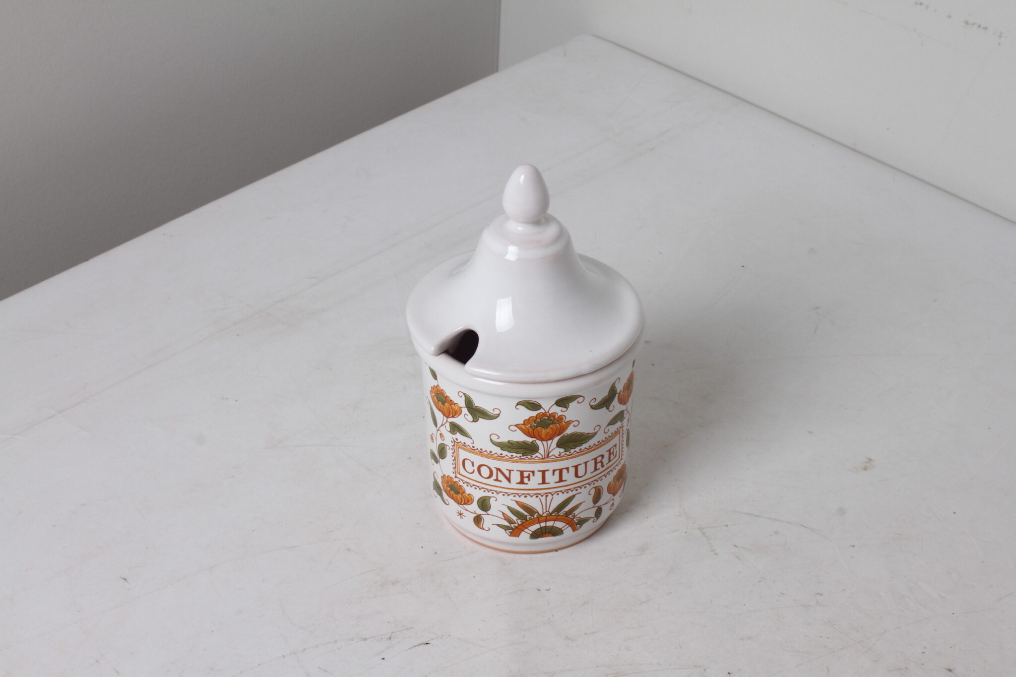 Pot à confiture décor G.F. Moustiers – Image 2