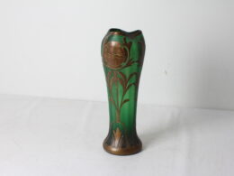 Vase Art Déco en verre