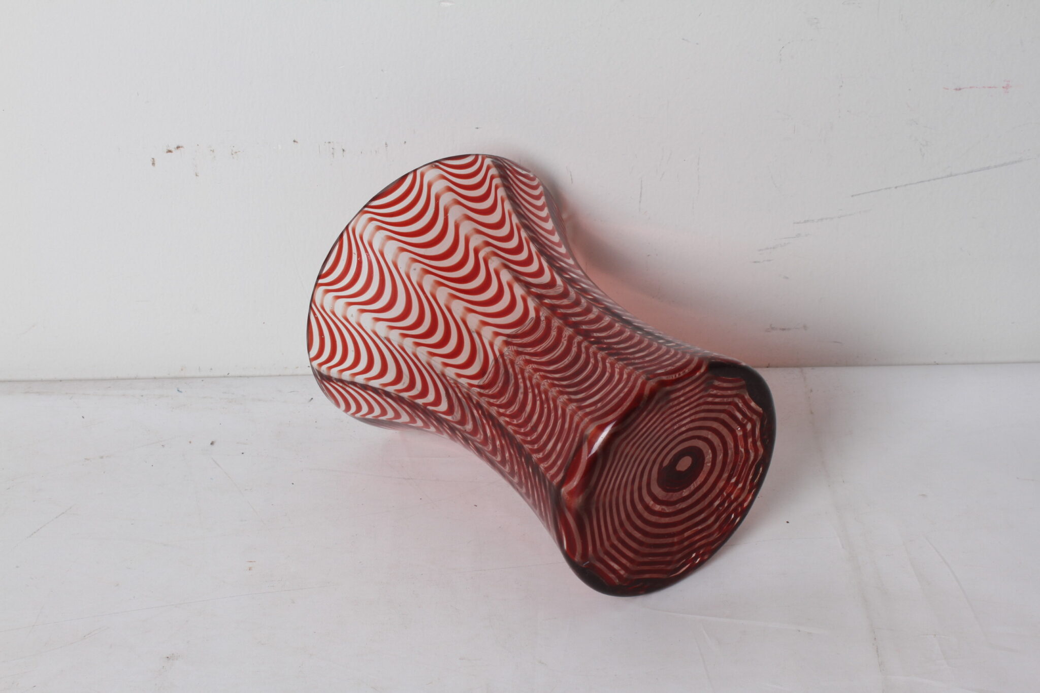 Vase en verre design vintage – Image 4