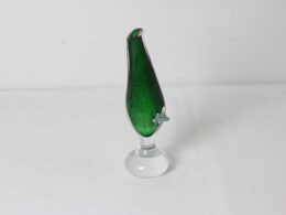 Vase soliflore vintage en verre