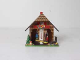 Chalet thermomètre vintage