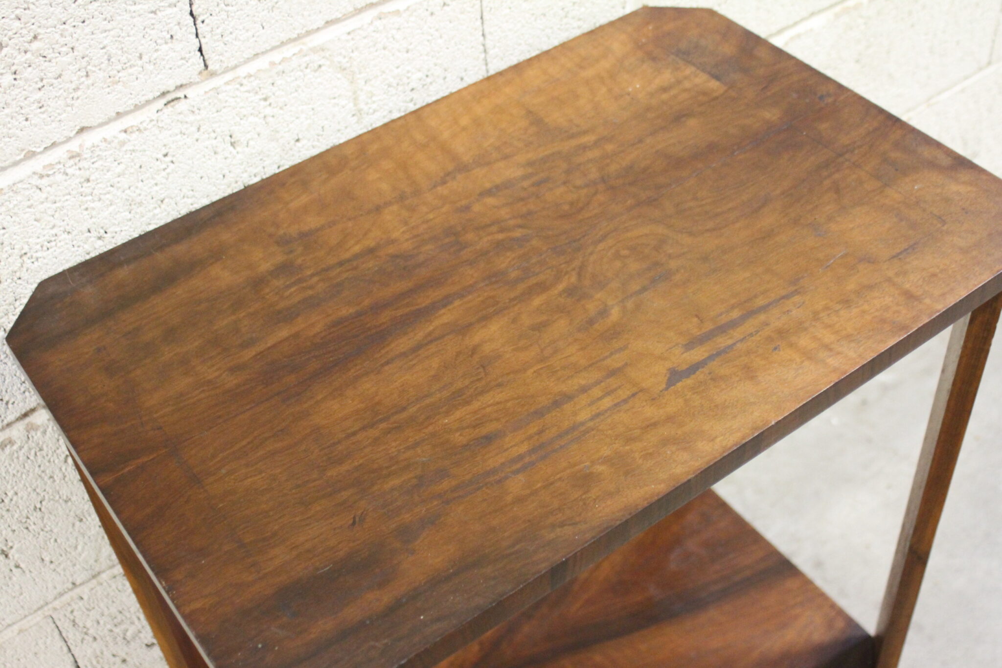 Ancienne table d'appoint Art Déco – Image 4