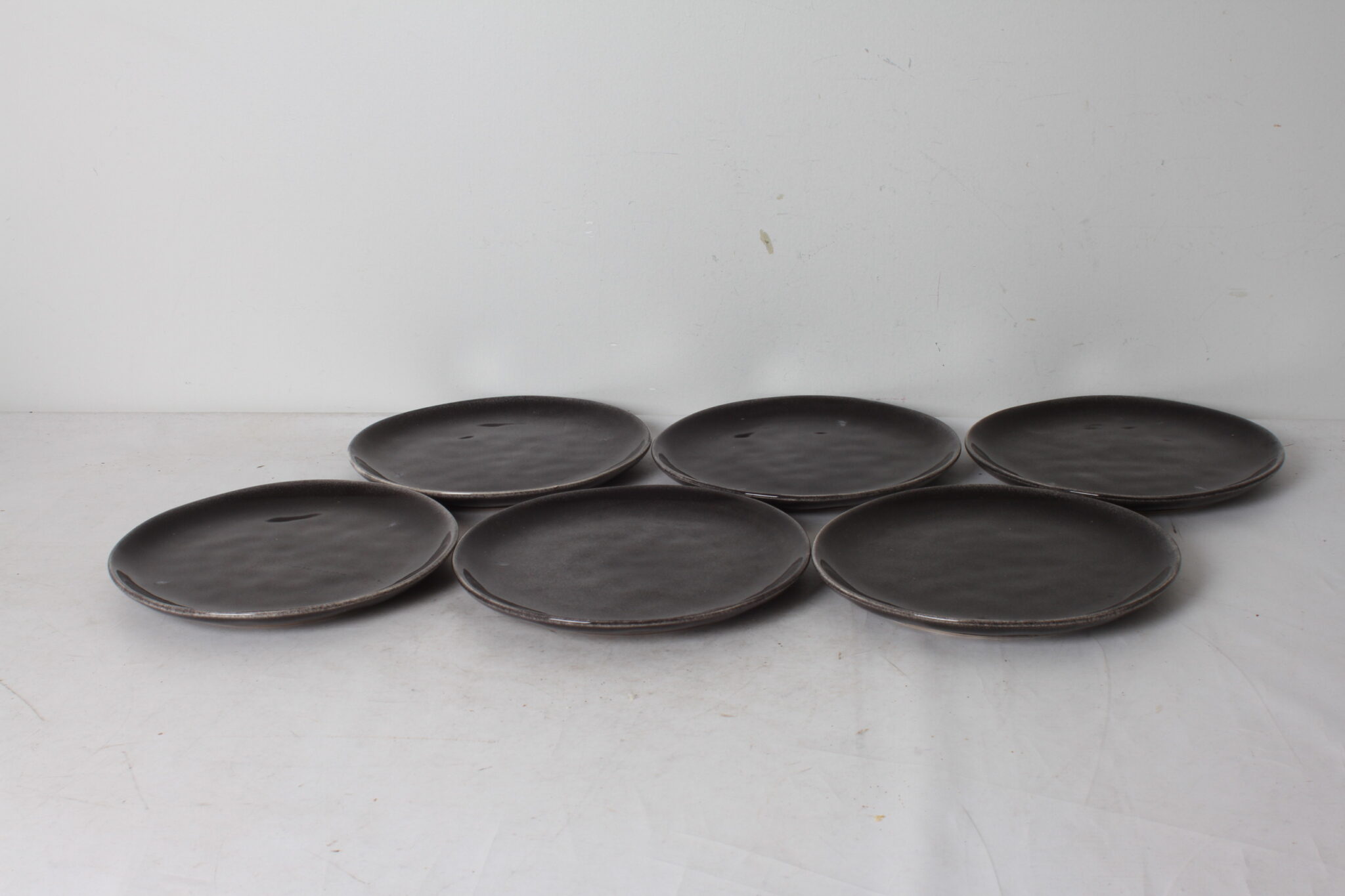 Assiettes à dessert en grès – Image 2