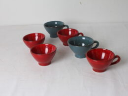 Bolées à cidre et coupelles