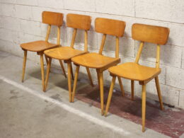 Chaises vintage design scandinave