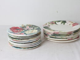 Assiettes Volupté en faïence de Gien