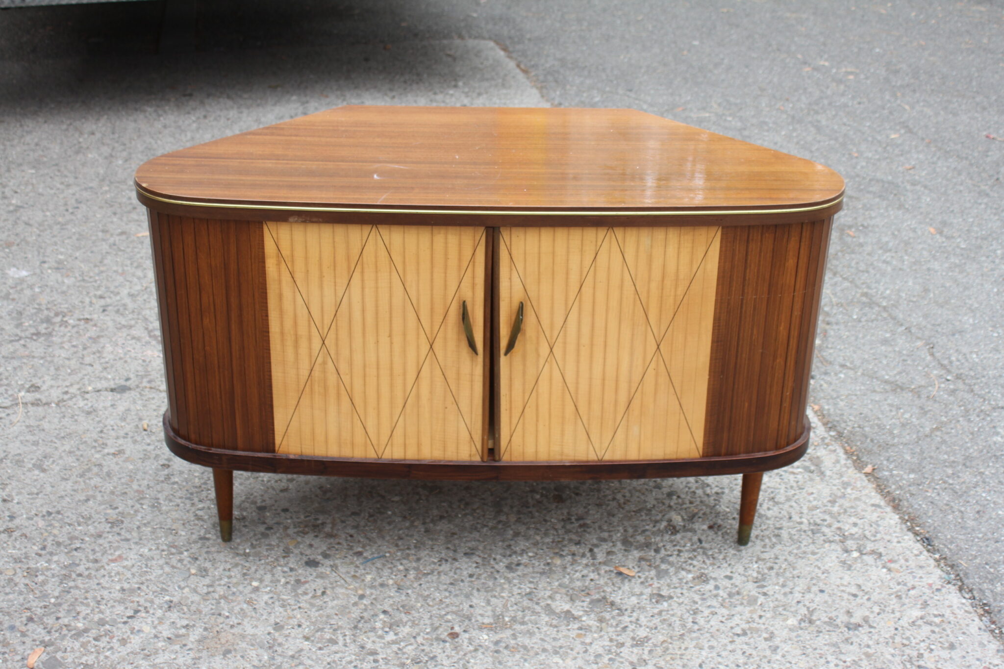 Meuble bar d'angle vintage