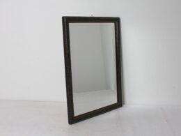 Miroir décoratif vert et doré