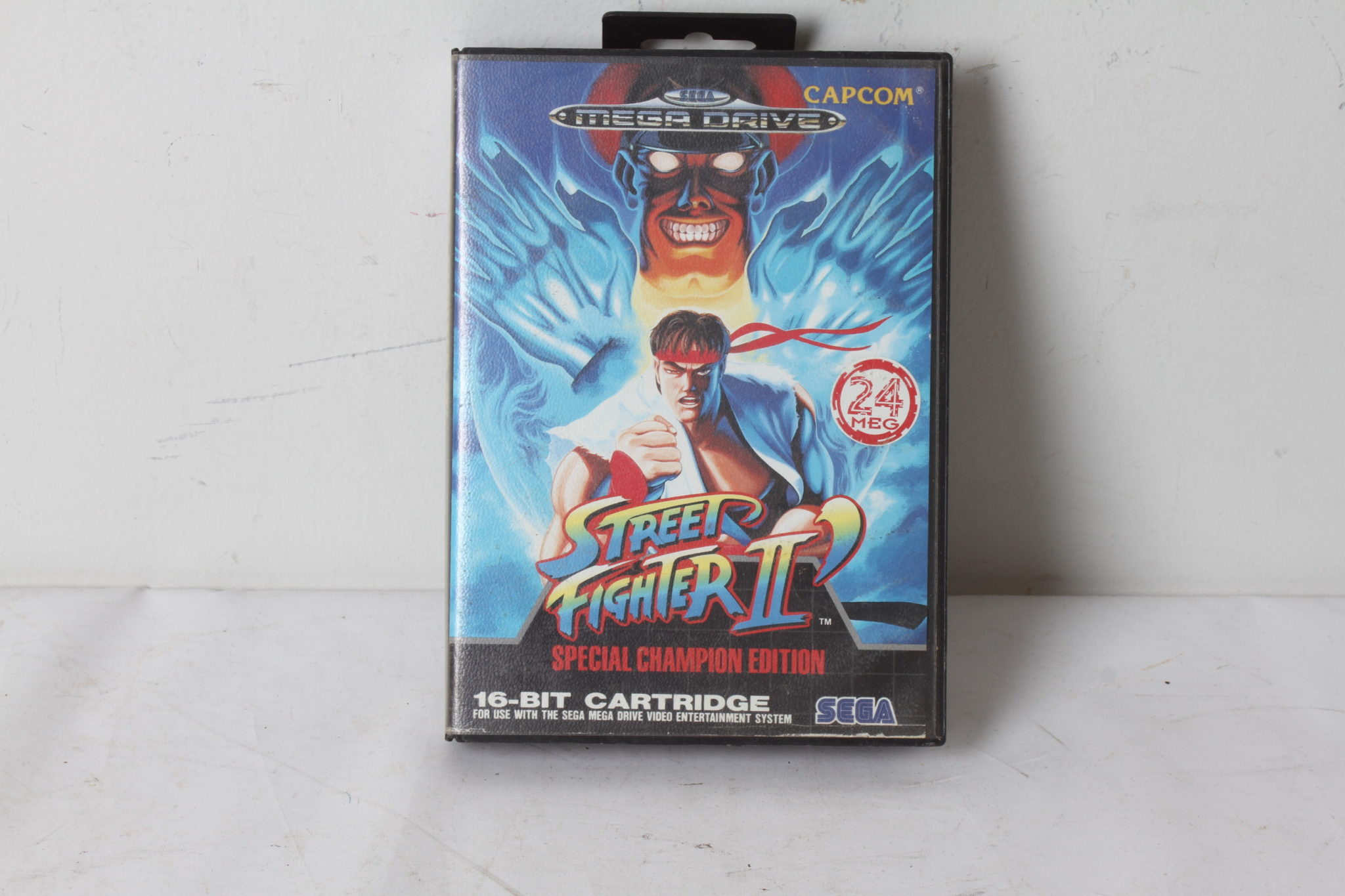 emmaus-scherwiller-occasion-etikette -Jeu Méga Drive – Sega – Street Fighter II (1)