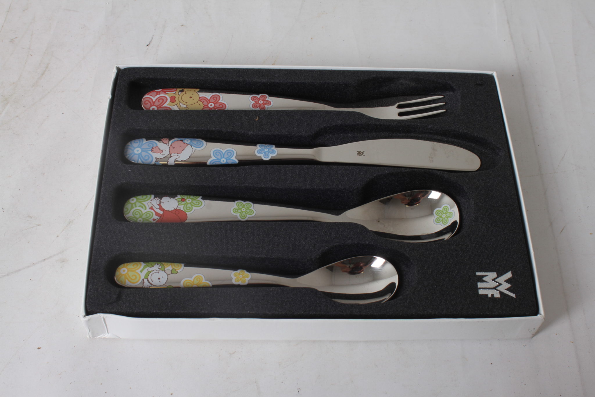 emmaus-scherwiller-etikette-occasion -couverts-enfant-lillebi-acier-inoxydable-animaux- coloré (4)